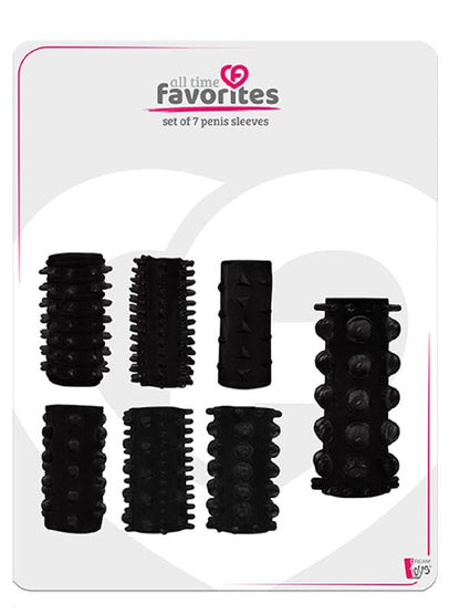 All Times Favorites - Set da 7 Guaine Nero