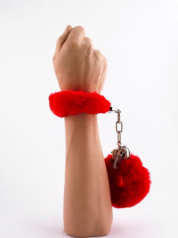 Manette Peluche Love Cuffs Rosa